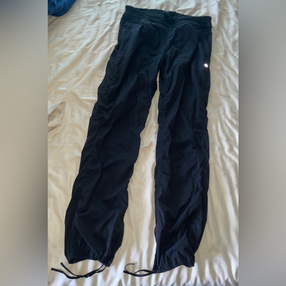 Lululemon Dance Studio Mid-Rise Black Full Length Pants (Tall)
